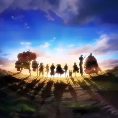 One Piece - Holding straw hats thumbnail
