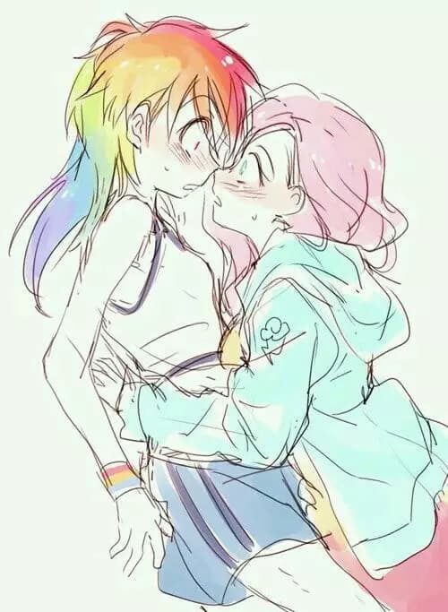 Fluttershy x rainbonw dash thumbnail