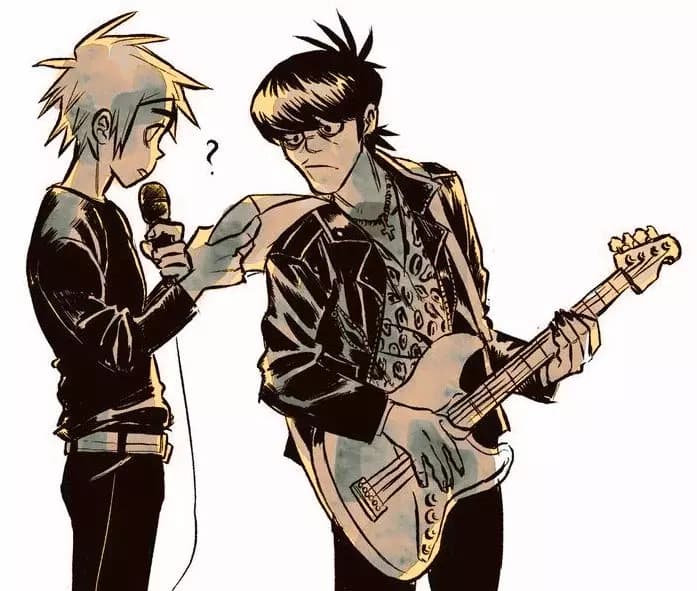 2-D , murdoc, Noodle y Russel thumbnail