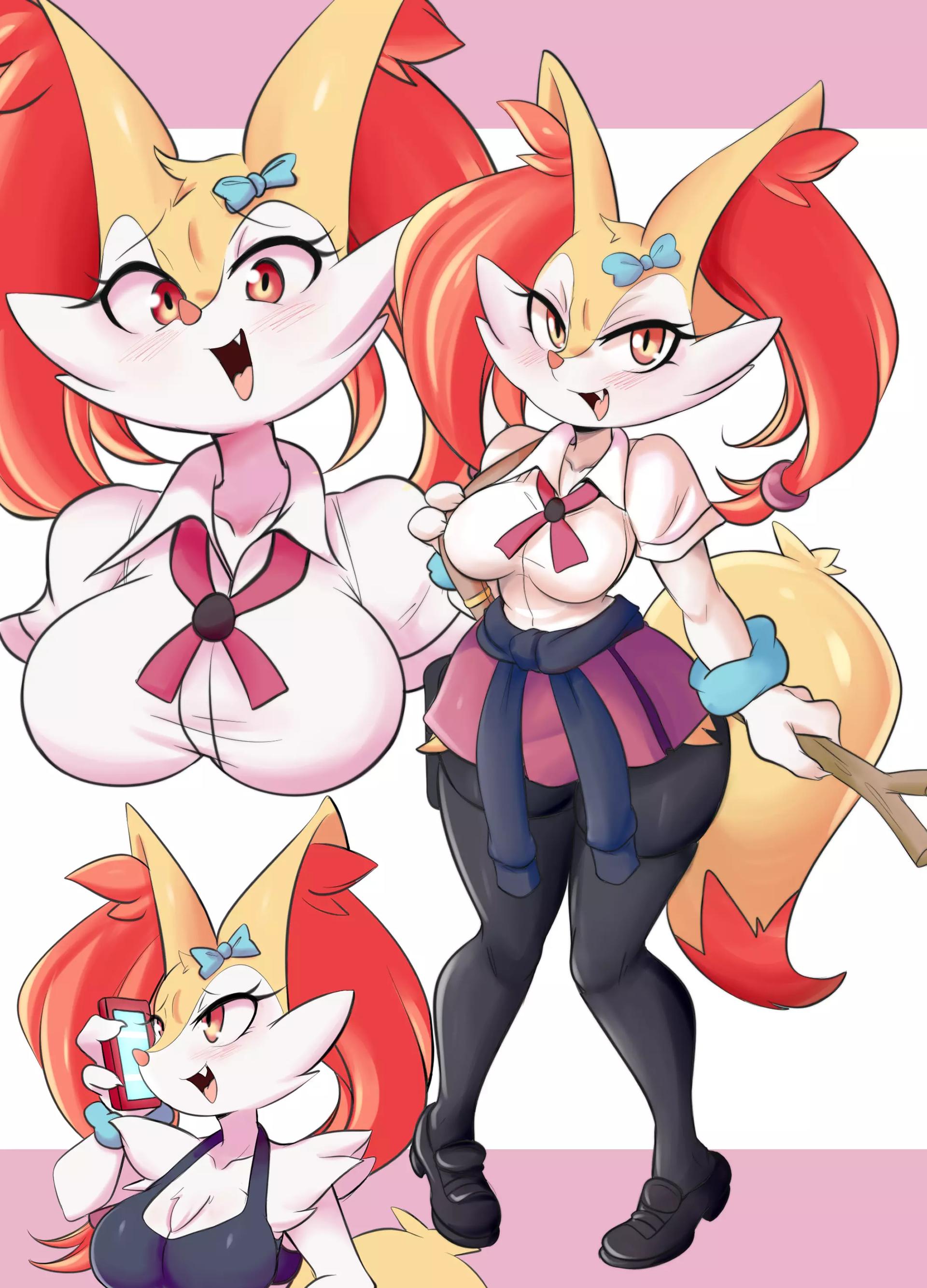 Schoolgirl braixen thumbnail