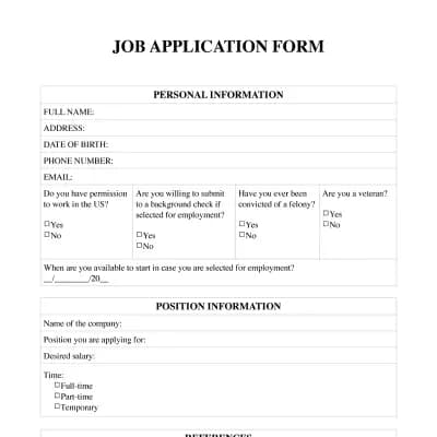JOB APPLICATION!  thumbnail