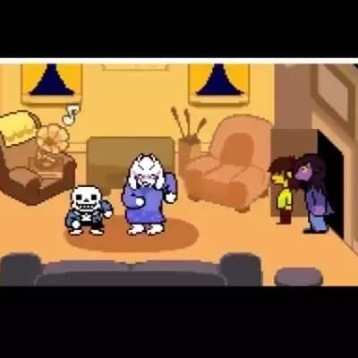 Toriel and Sans thumbnail