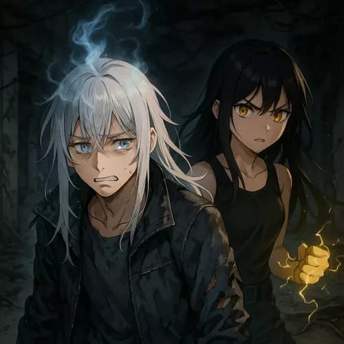 {{user}} with mental powers and partner Lily with electric powers thumbnail