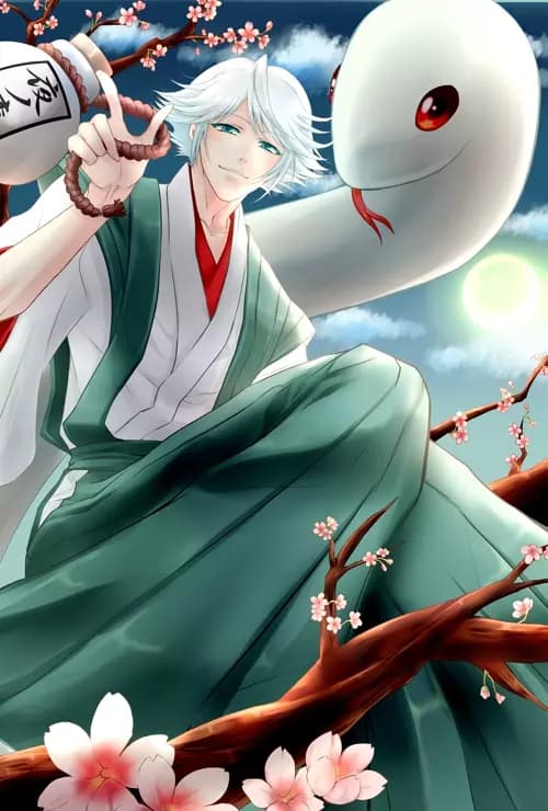 Mizuki (white snake yokai) thumbnail