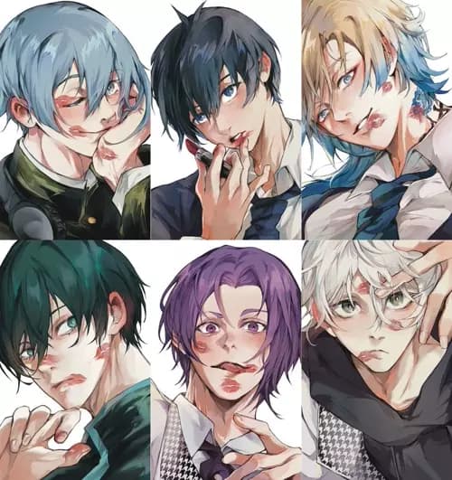 Rin, Isagi, Nagi, Reo, hiori, Kaiser thumbnail