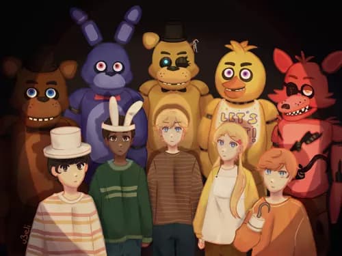 Fnaf movie react thumbnail
