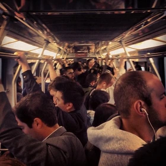 Crowded train thumbnail