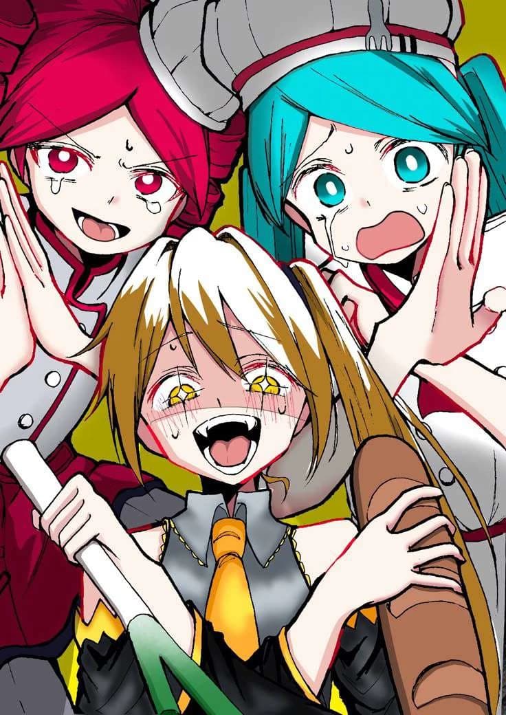 Hatsune Miku, Akita Neru, and Kasane Teto thumbnail