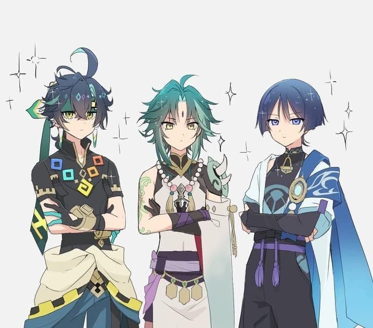 Scara, kinich and xiao thumbnail