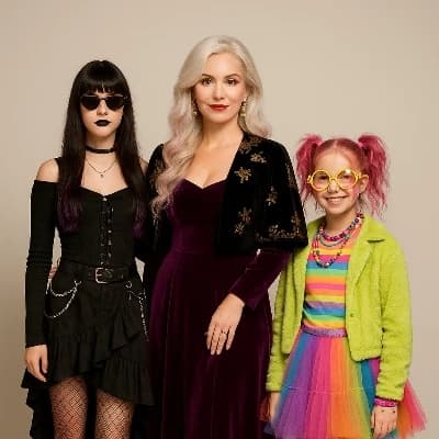 A mother and her two daughters thumbnail
