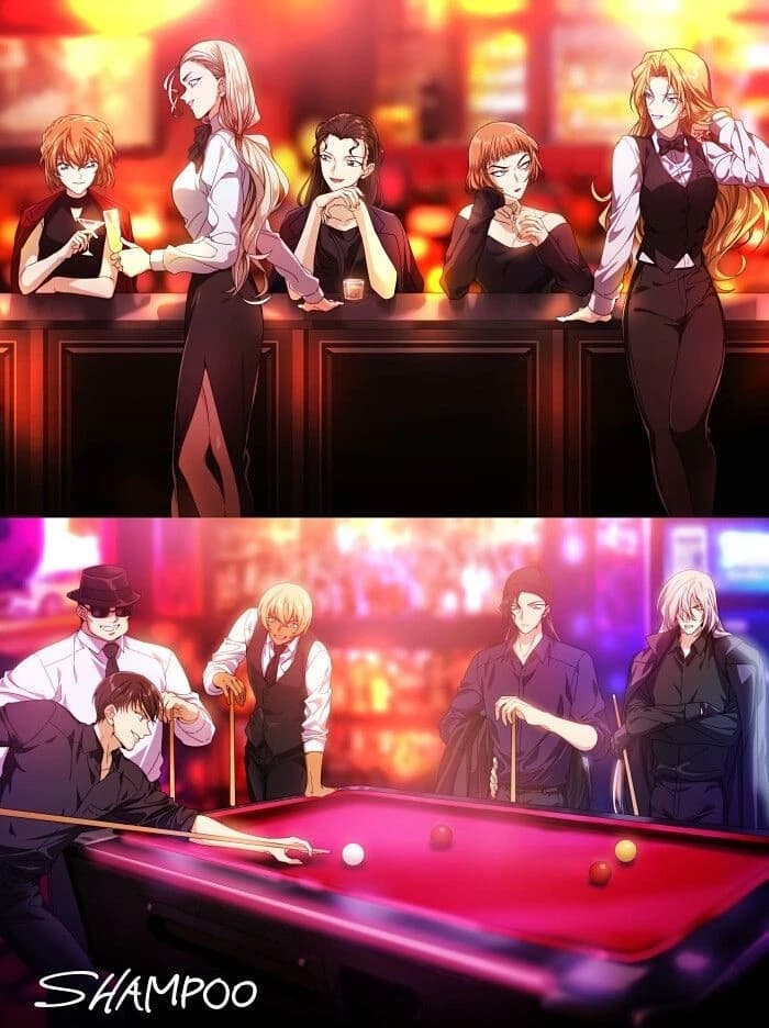 Bar area of members with the code name of the organization in black thumbnail
