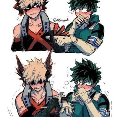 Katsuki Bakugo (Top) and Izuku Midoriya (Bottom) and soon to be your turn 😏😳 thumbnail