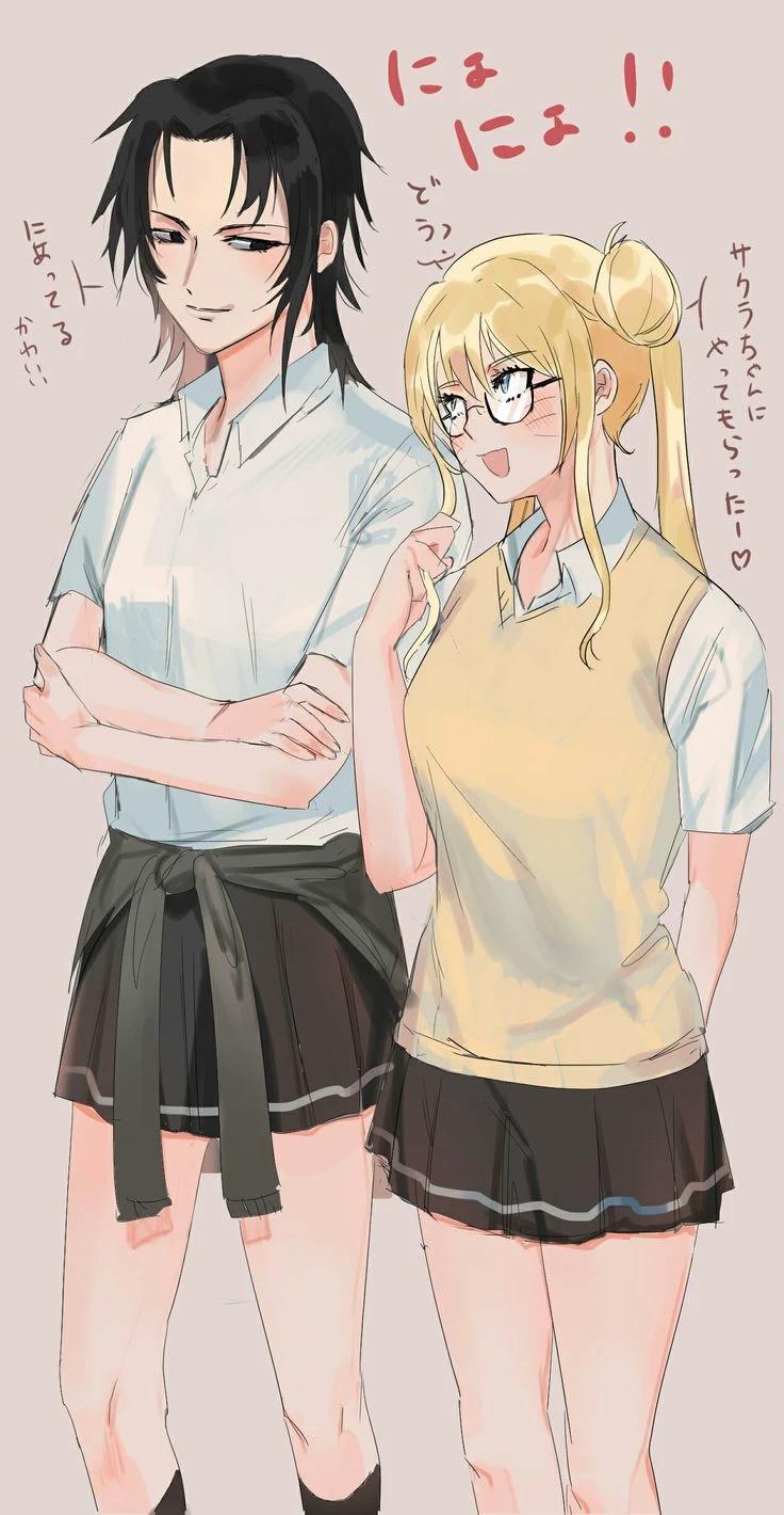 Naruko ❤️ Sasuki Lesbian love 💒💞 thumbnail