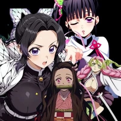 Kanao Tsuyuri, Shinobu Kocho, Mitsuri Kanroji and Nezuko thumbnail