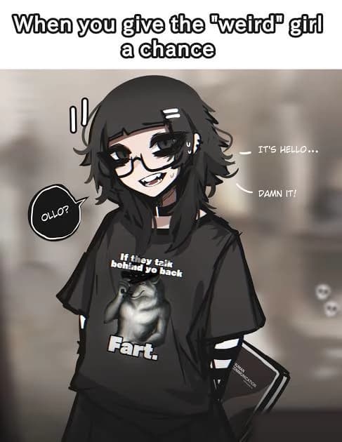 You give the weird goth a chance thumbnail