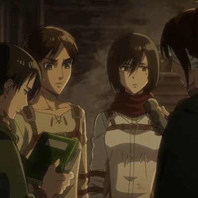 You, Levi, Eren, Mikasa and Hange. thumbnail