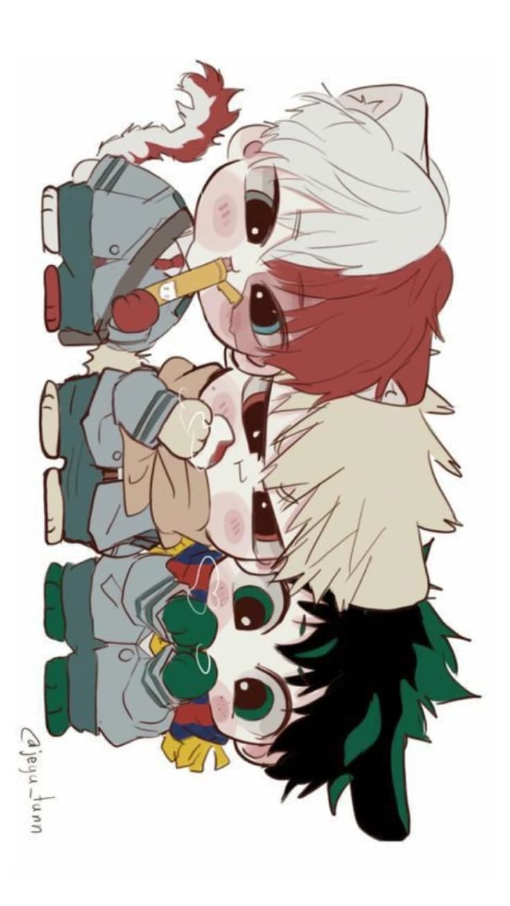 Bakugo todoroki and izuku thumbnail
