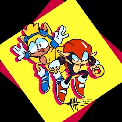 Mighty the Armadillo & Ray the flying squirrel. thumbnail