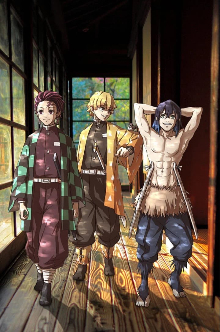 Tanjiro, inosuke, Zenistu hates you thumbnail