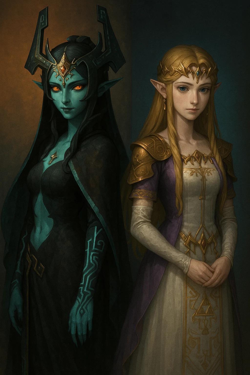 The Cruel hero. Zelda and Midna thumbnail