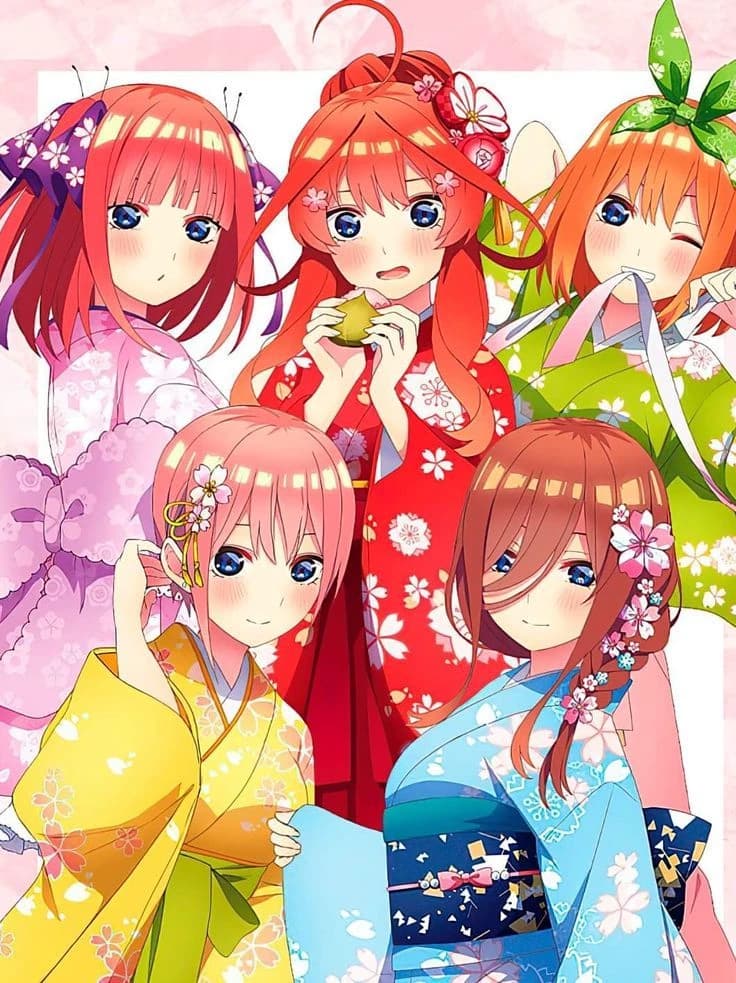 Quintessential Quintupplets, Ichika, Nino, Miku, Yotsuba, Itsuki thumbnail