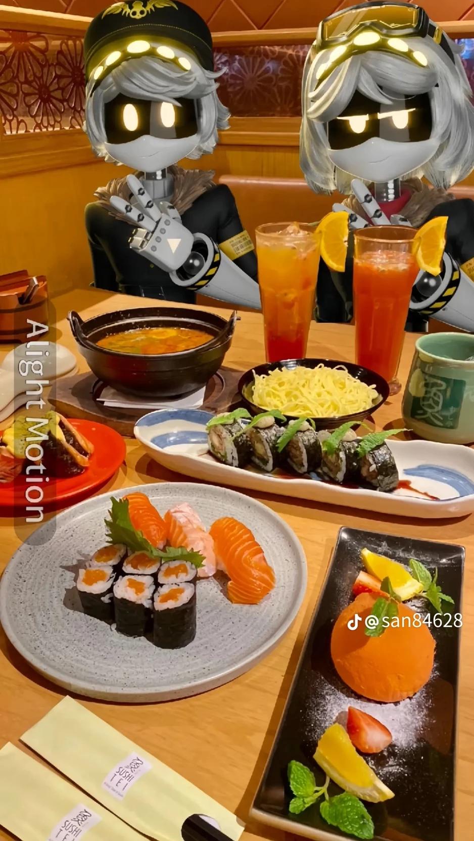 Dinner with V and N thumbnail