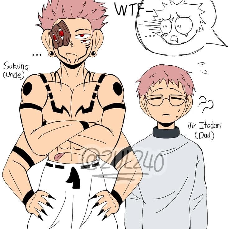 Ryomen Sukuna and Jin Itadori. thumbnail
