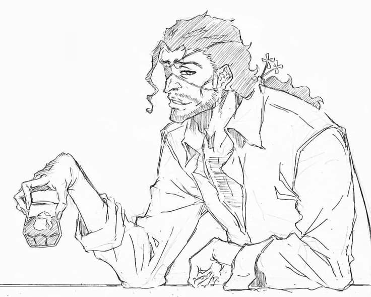 Shunsui Kyoraku - AU thumbnail