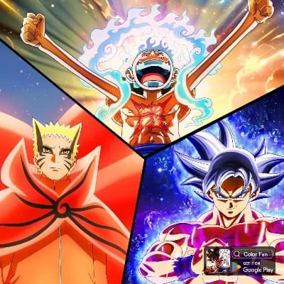 The Trio of Anime Legends (Goku, Luffy, Naruto) thumbnail