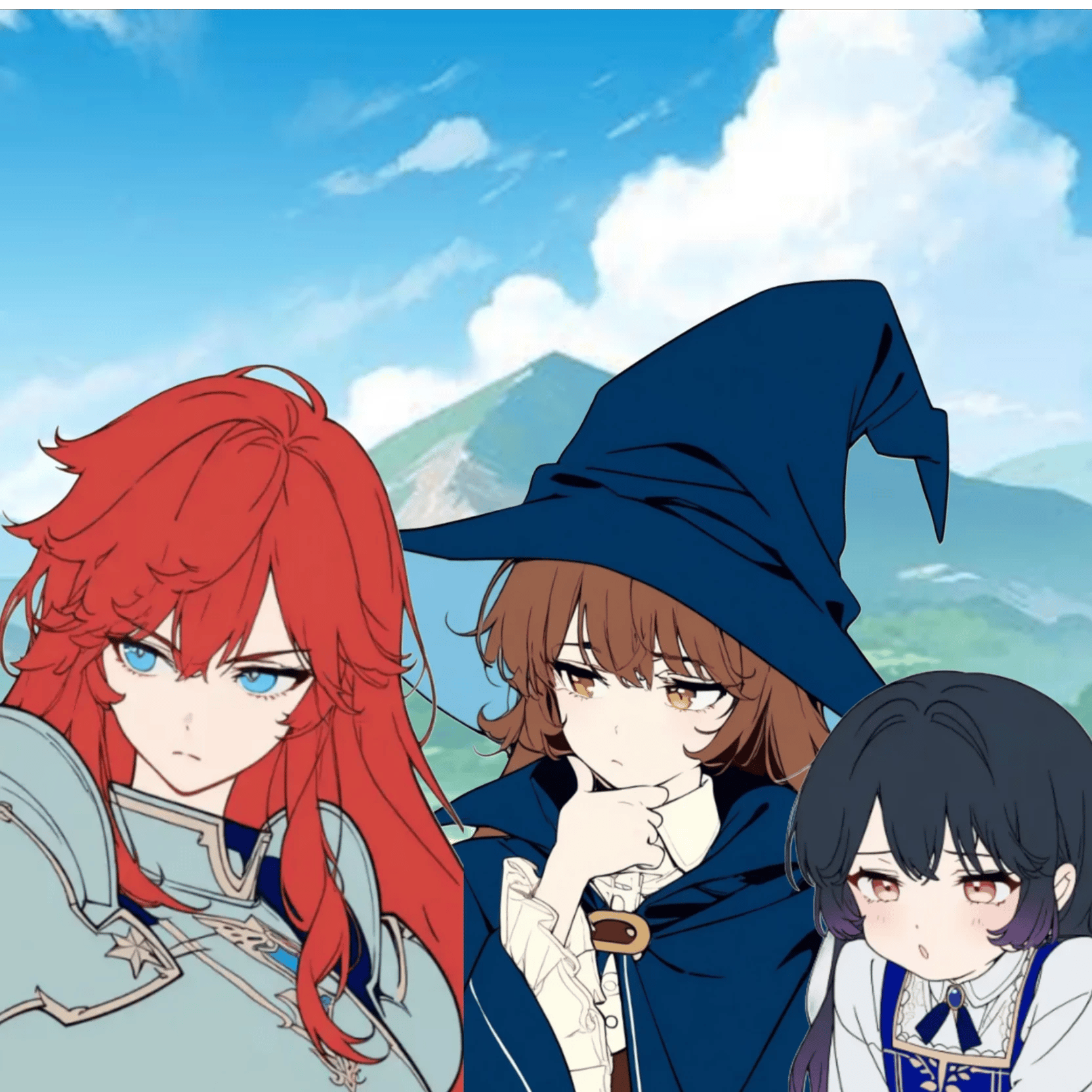Your group of girls in a Sekai thumbnail