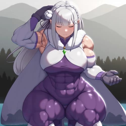 Emilia re zero muscular thumbnail