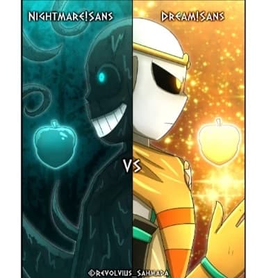 Nightmare Sans and Dream Sans thumbnail