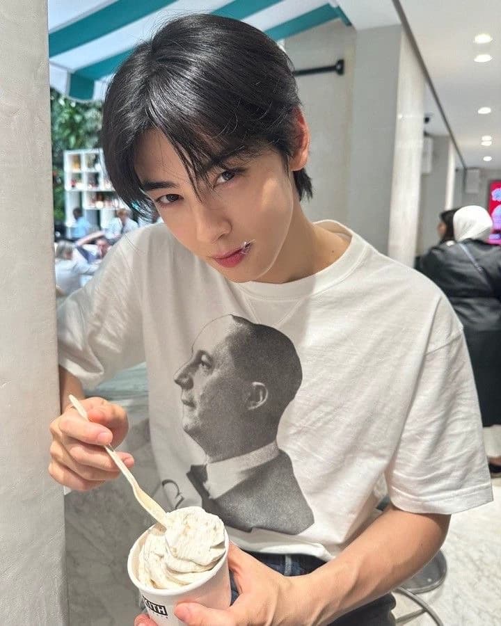 — Cha Eunwoo . 🍨 thumbnail