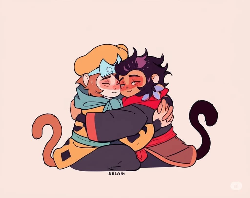 Sun wukong and macaque thumbnail