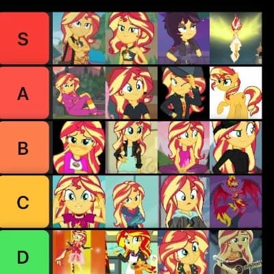 Sunset Shimmer Harem 35 versions of herself, but mutiplied thumbnail