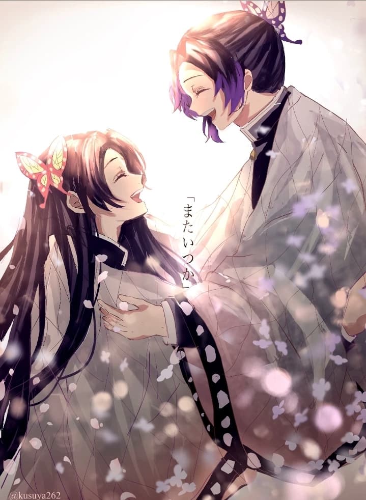 Shinobu kocho💜🦋and kanae kocho🌸🦋 thumbnail