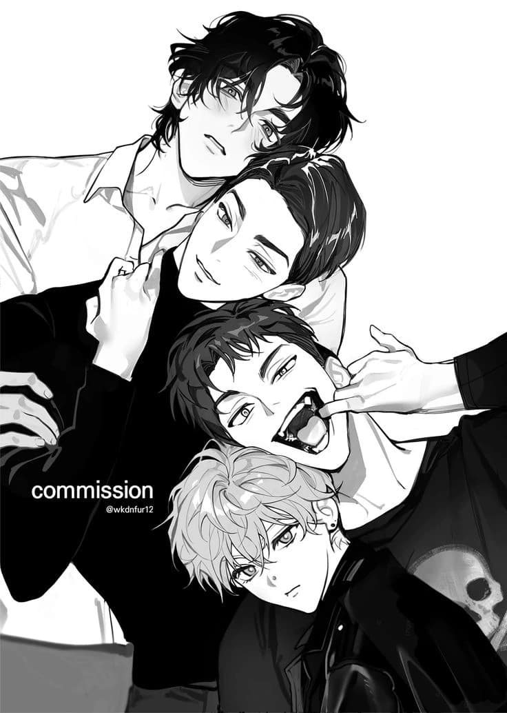 Adrian, Kai, Riku & Elliot — Four popular guys thumbnail