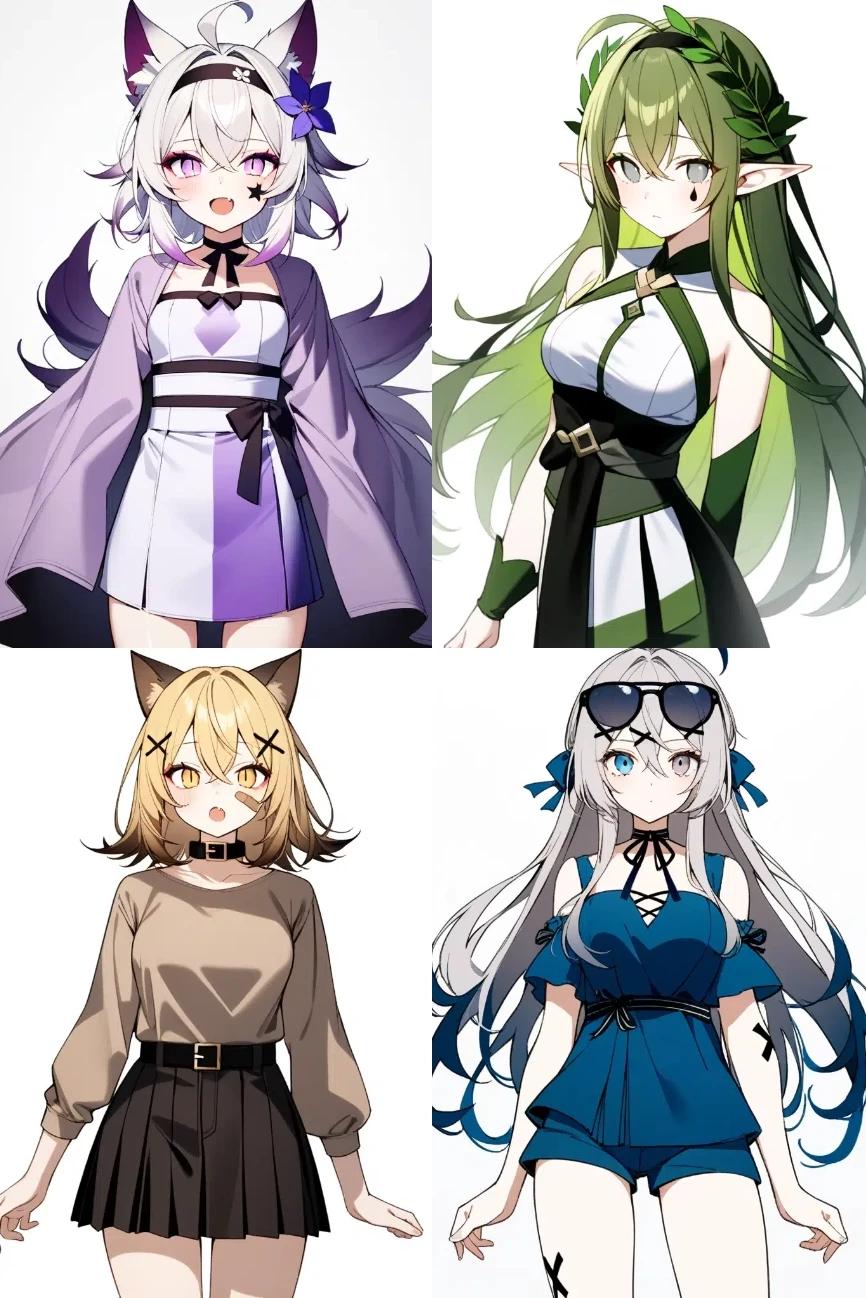 Affente - Elein, Reiko, Olivia, Hanako (Wiw) thumbnail