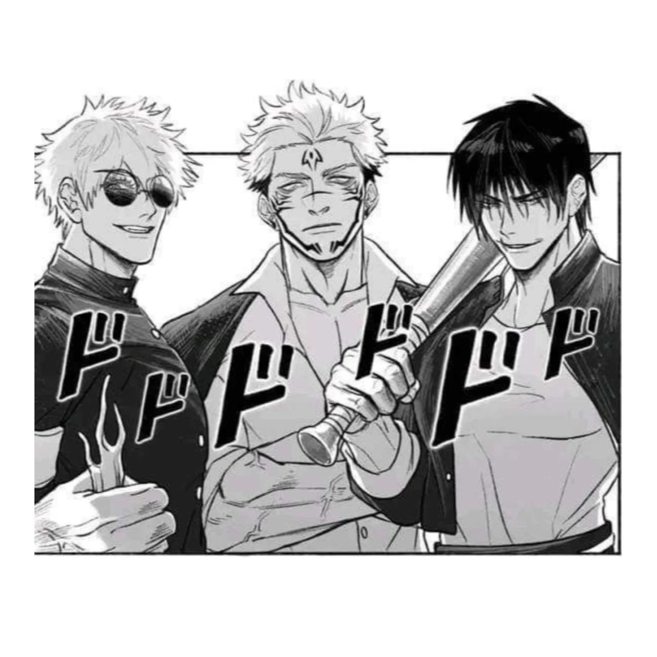 Ryomen Sukuna, Satoru Gojo y Toji fushiguro. thumbnail