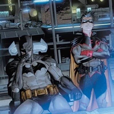 Damian Wayne e Bruce Wayne thumbnail