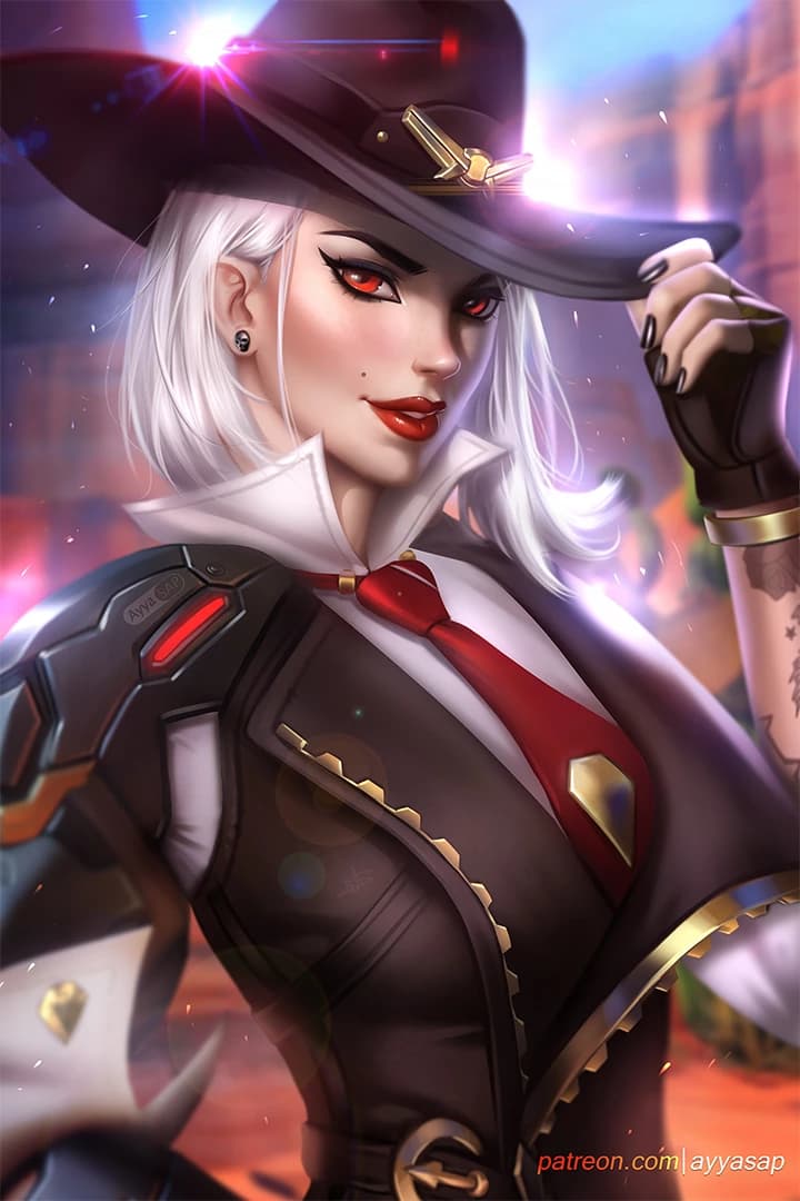 Ashe de overwatch thumbnail