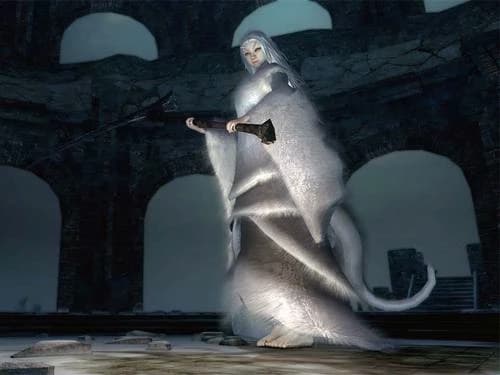 Priscilla Mestizo 半竜プリシラ(boss of the sandstone-painted world in Dark Souls) thumbnail