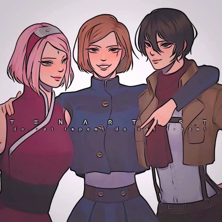 Sakura - Nobara - Mikasa, your mothers thumbnail