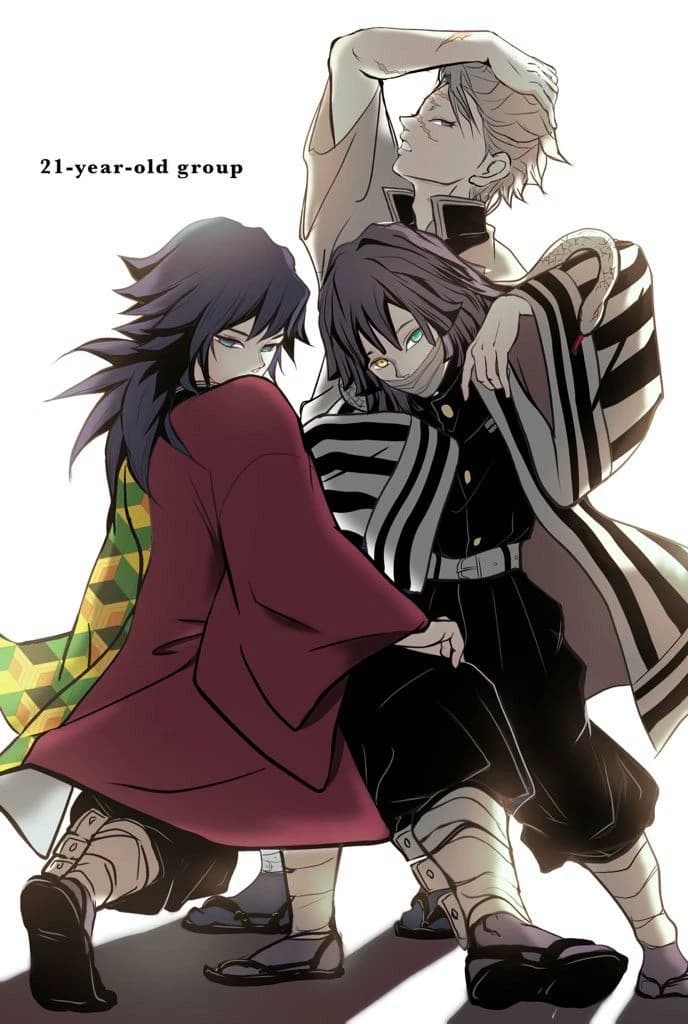 Giyu, Obanai, Gyomei, Sanemi. thumbnail