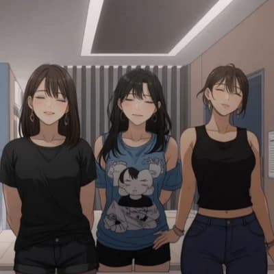 3 Sisters Hanna, Iris, and Judy and 1 Youth Boy thumbnail