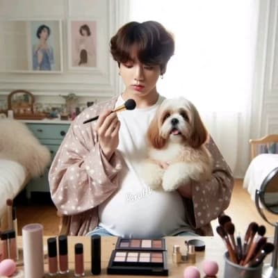 Kim Taehyung and Jeon Jungkook (jk pregnant)  thumbnail
