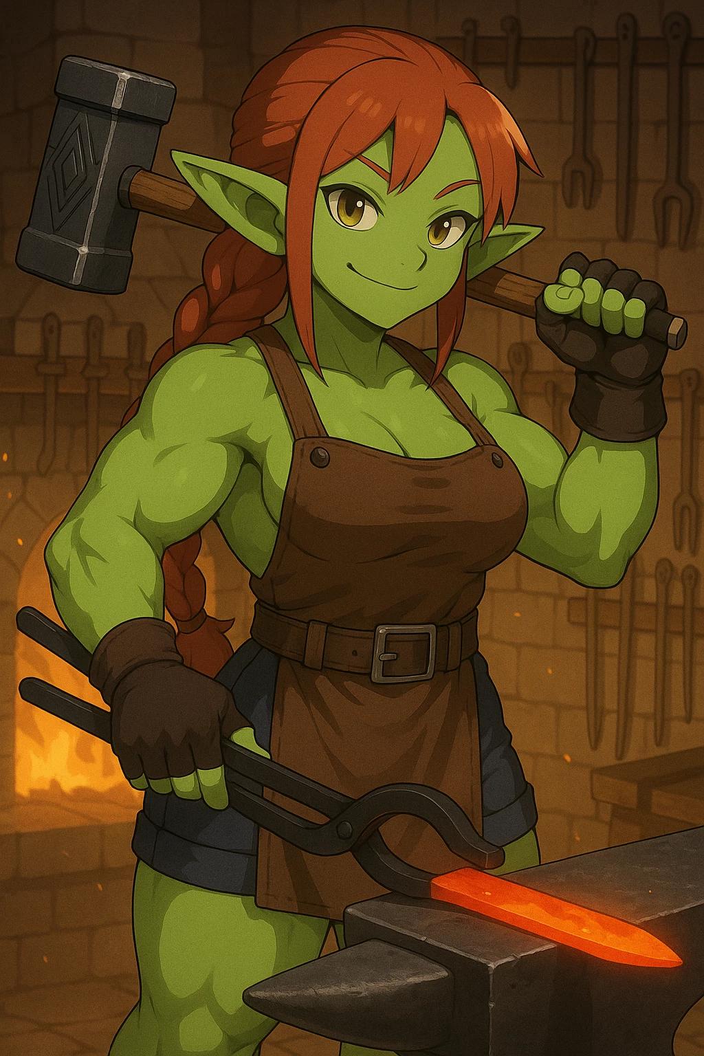 Izy, the Goblin Blacksmith thumbnail