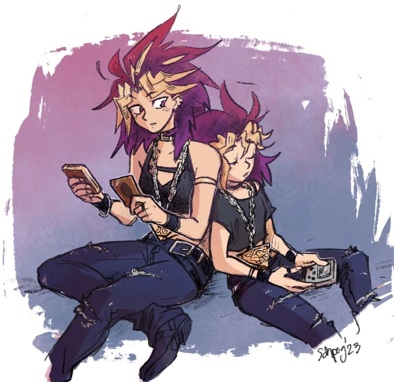 Female Yami Yugi and Yugi thumbnail