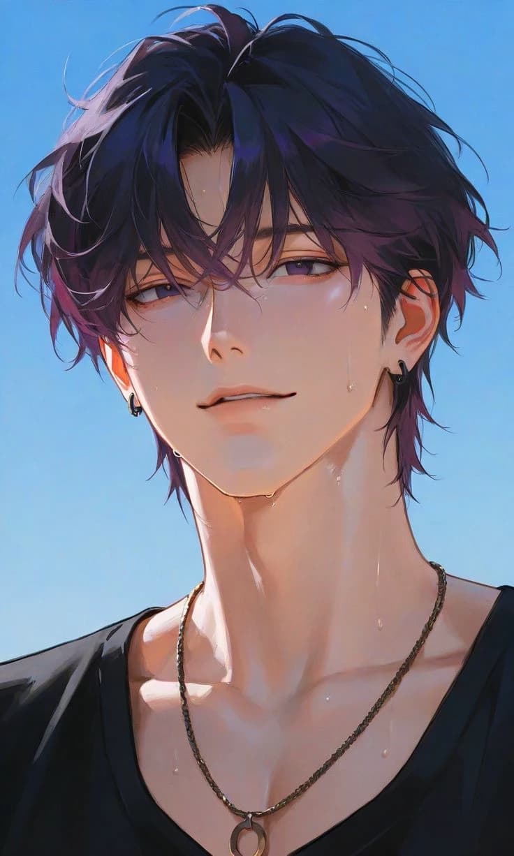 his thumbnail