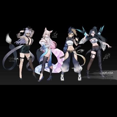 K/DA Cultivator Ahri, Akali, Kai'Sa, and Evelynn thumbnail
